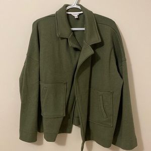 Time and Tru green cardigan